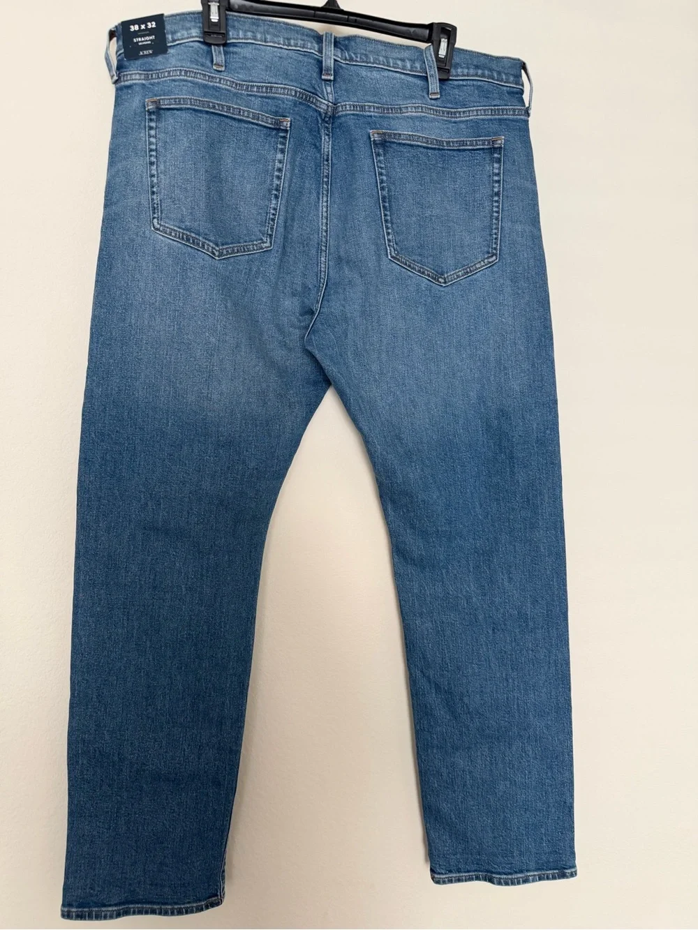 J CREW Men's Blue Jeans - Comfortable Straight Fit